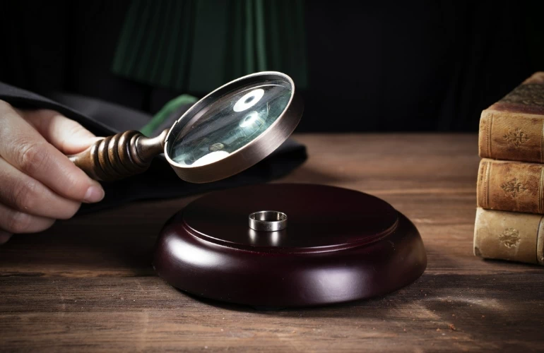 lupa i&nbsp;brązowa podstawka